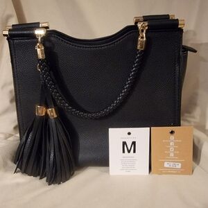 Miztique NWT black leather purse